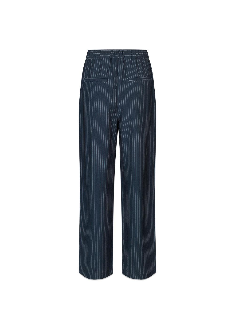 IsabelMD pants - Navy Sky Pinstripe