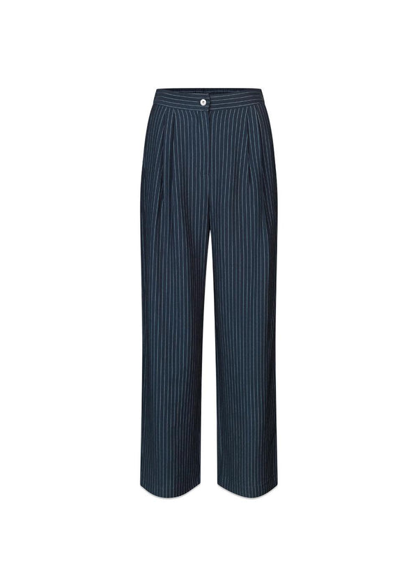 IsabelMD pants - Navy Sky Pinstripe