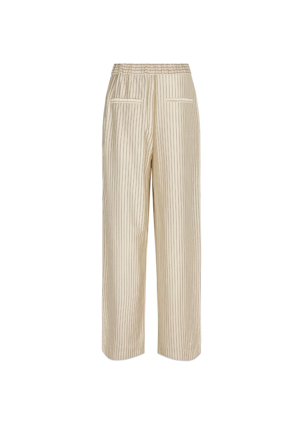 IsabelMD pants - Summer Sand Pinstripe-Pants-Modström-Butler Loftet
