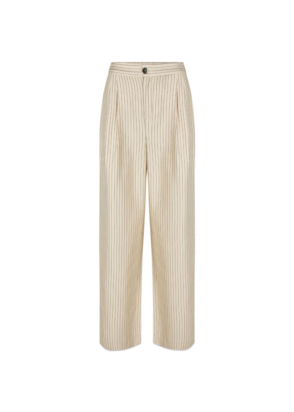 IsabelMD pants - Summer Sand Pinstripe-Pants-Modström-Butler Loftet