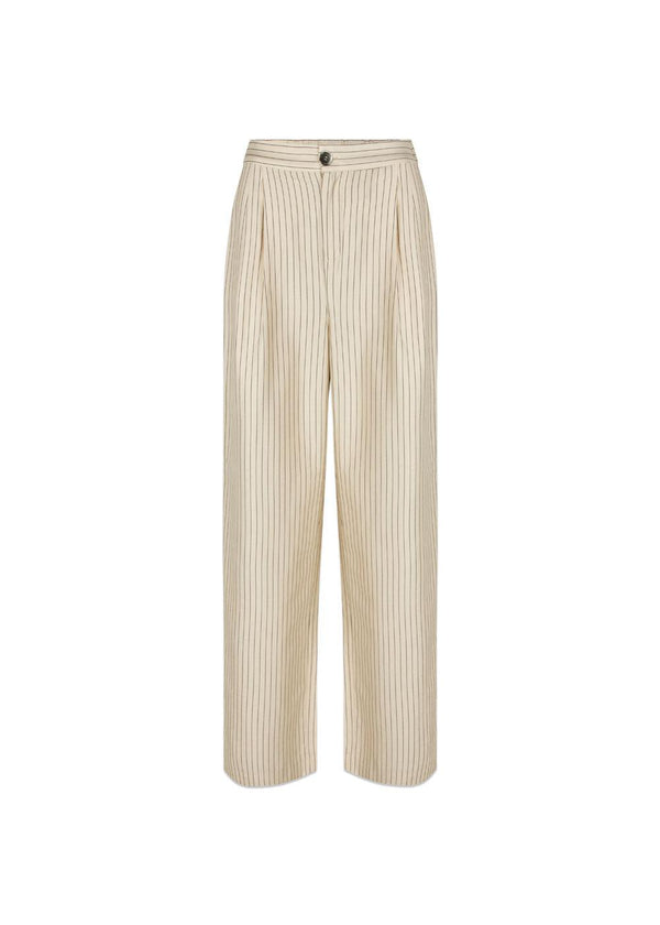 IsabelMD pants - Summer Sand Pinstripe-Pants-Modström-Butler Loftet