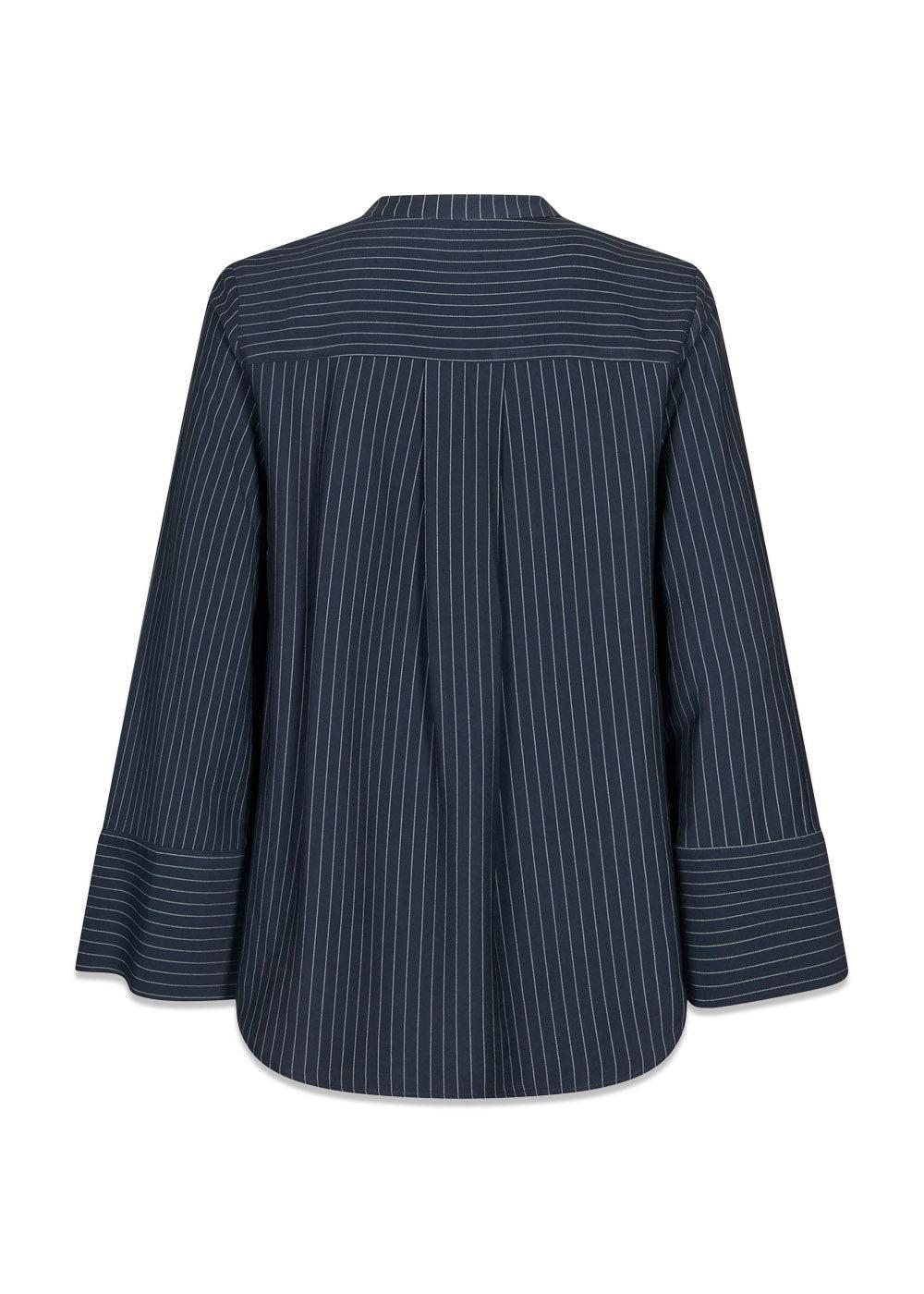 IsabelMD shirt - Navy Sky Pinstripe