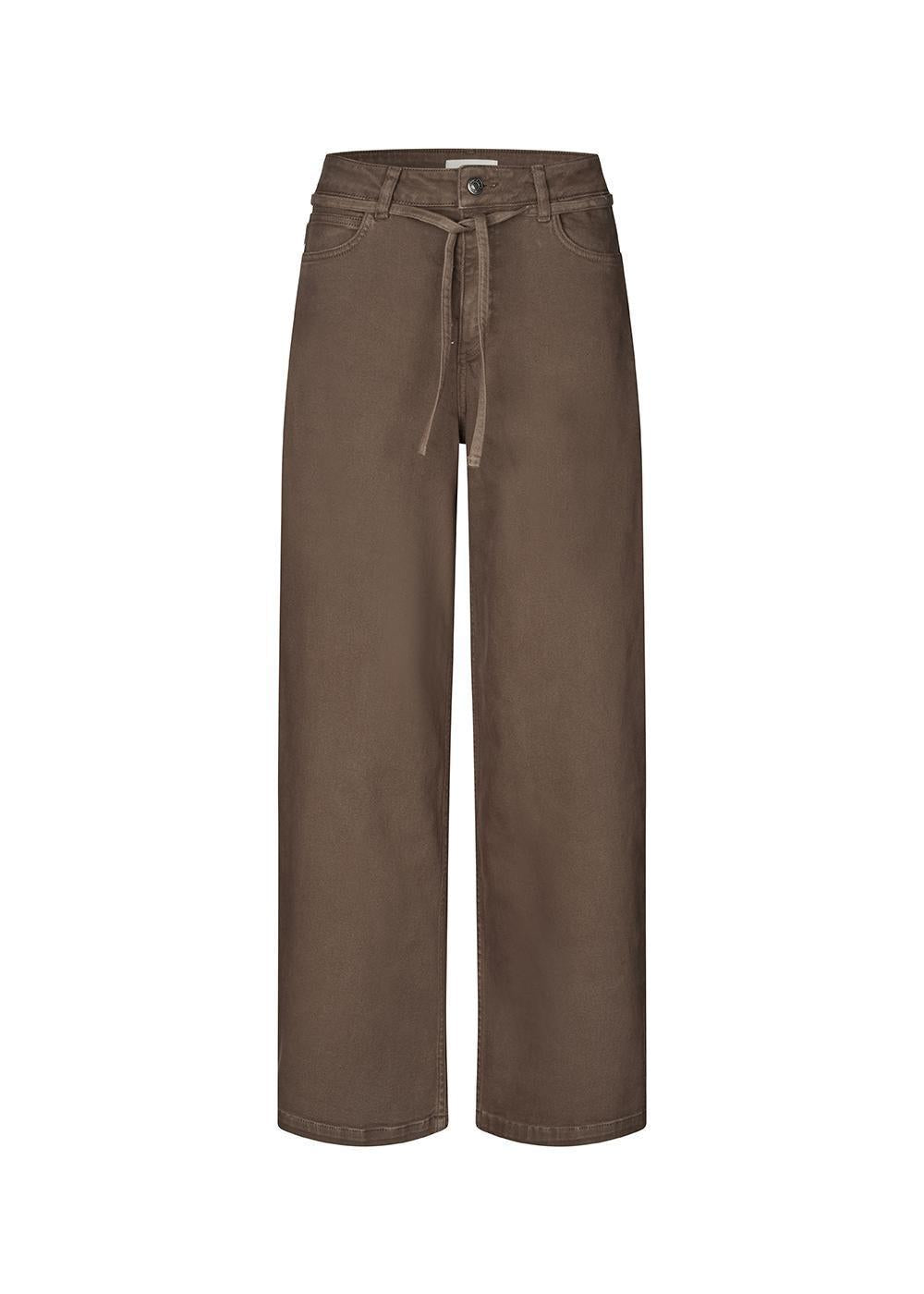 Isoldemd dye pants - Chocolate Chip-Jeans-Modström-Butler Loftet