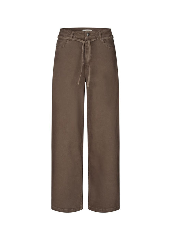 Isoldemd dye pants - Chocolate Chip-Jeans-Modström-Butler Loftet