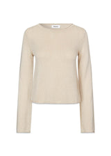 IvonneMD flared o-neck - Summer Sand-Knitwear-Modström-Butler Loftet