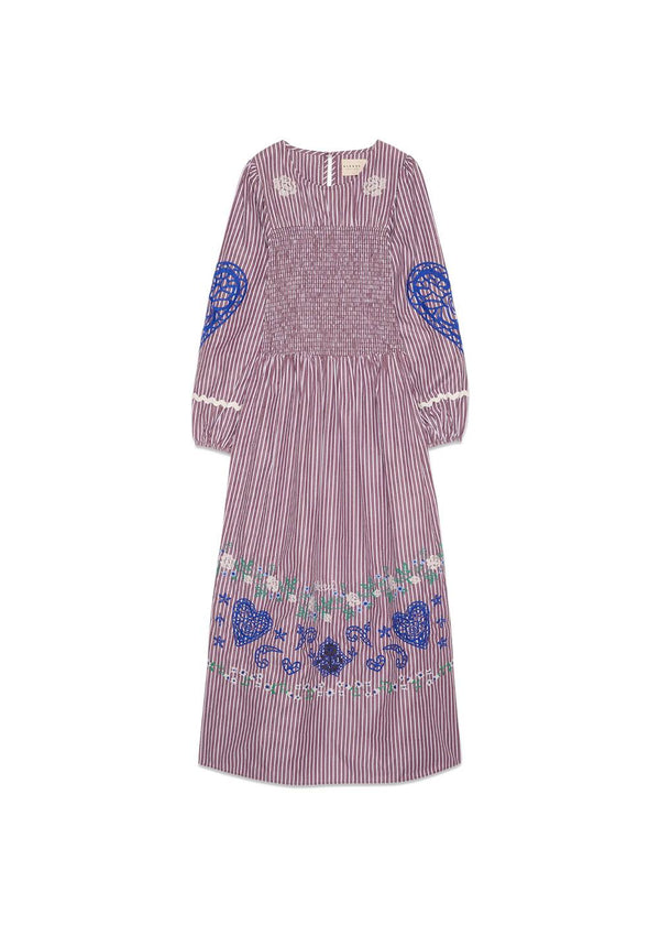 Ivy Dress - Purple Stripes-Dress-Sissel Edelbo-Butler Loftet