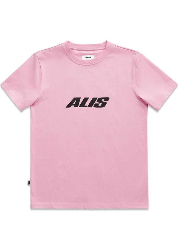 JERON ESSENTIAL T-SHIRT W/ CHEST LOGO - Solid Pink-T-shirts-ALIS-Butler Loftet