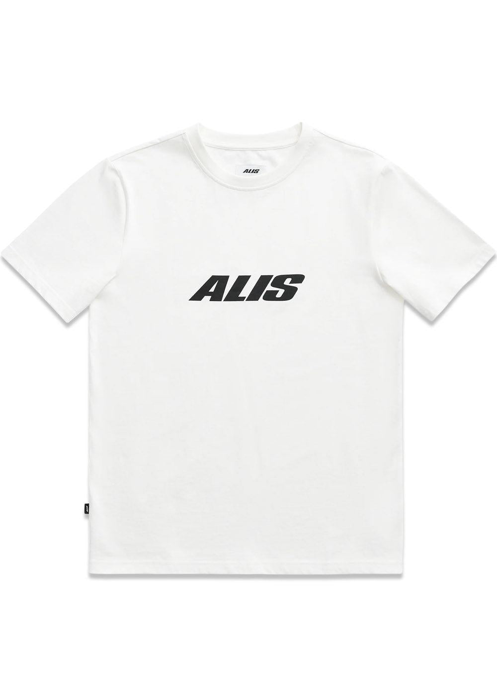 JERON ESSENTIAL T-SHIRT W/ LOGO - Solid White-T-shirts-ALIS-Butler Loftet