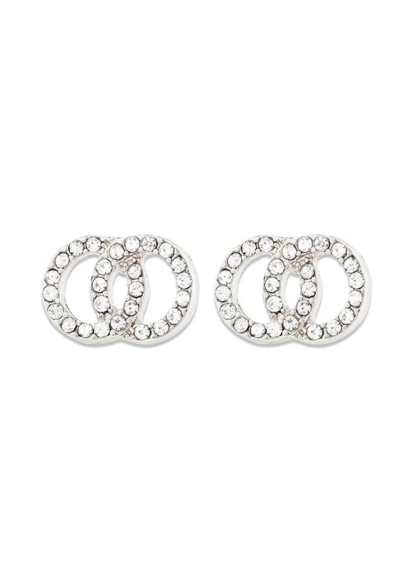 JOLINA recycled earrings silver-plated - Silver Plated-Jewellery-Pilgrim-Butler Loftet