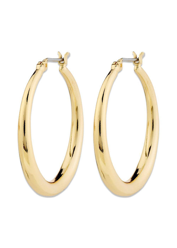 JORUN hoop earrings gold-plated - Gold Plated-Jewellery-Pilgrim-Butler Loftet