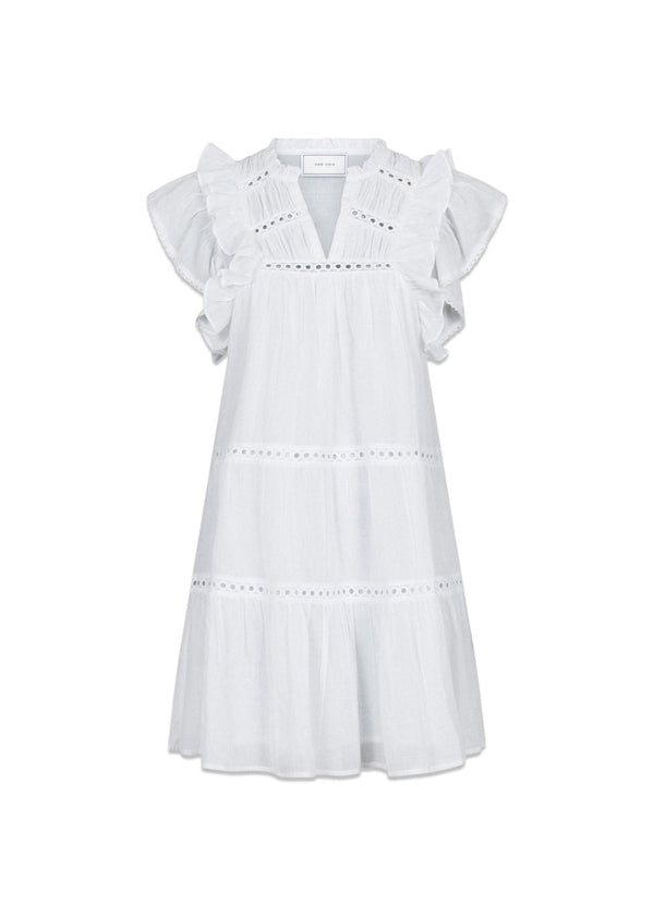 Jamma S Voile Dress - White