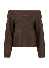 Jane Knit Blouse - Brown Melange