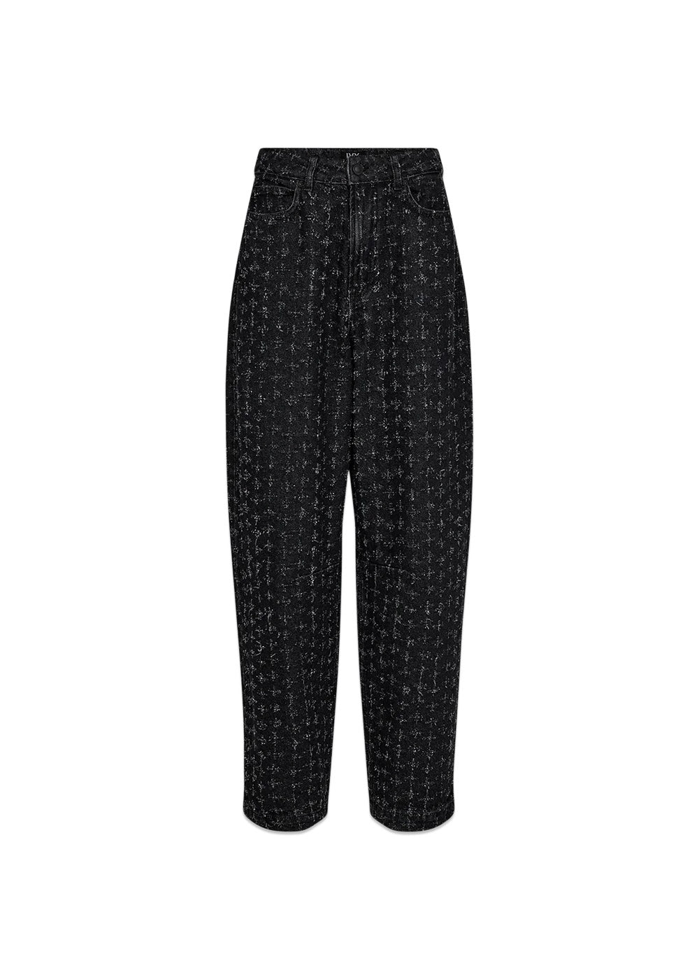 Janice Slung Jeans Black Punch Denim - Black-Jeans-Ivy Copenhagen-Butler Loftet