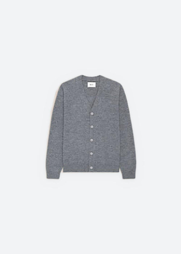 Jasper V-neck Cardigan 60062 - Medium Grey Mel