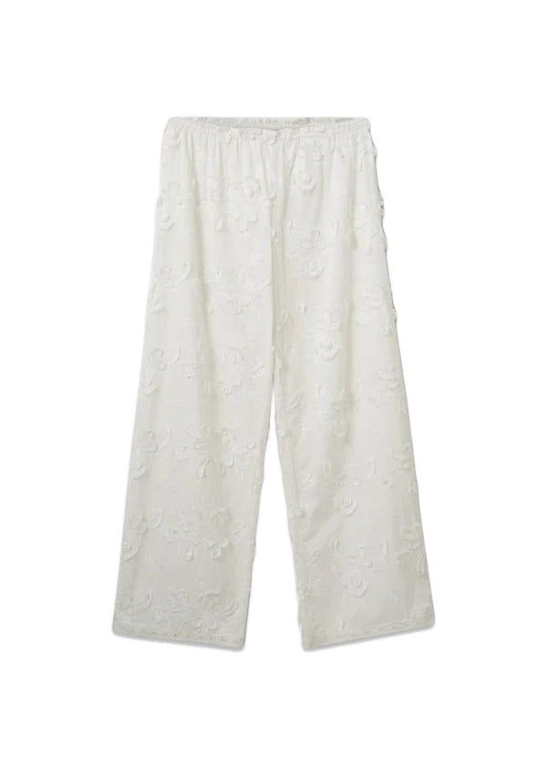 Jewell Straight Pants - White-Pants-The Garment-Butler Loftet