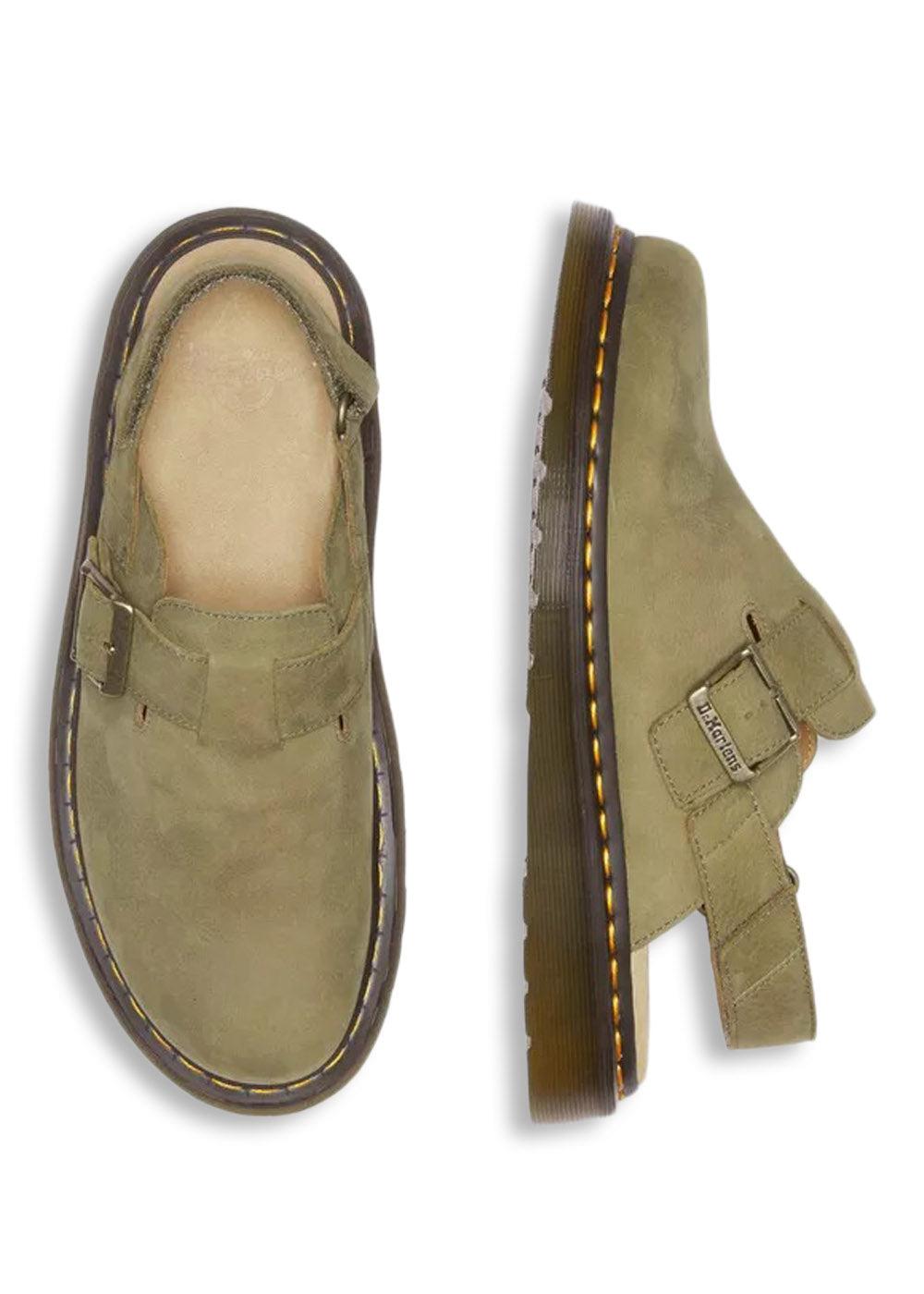 Jorge Ii Muted Olive Tumbled Nubuck - Muted Olive