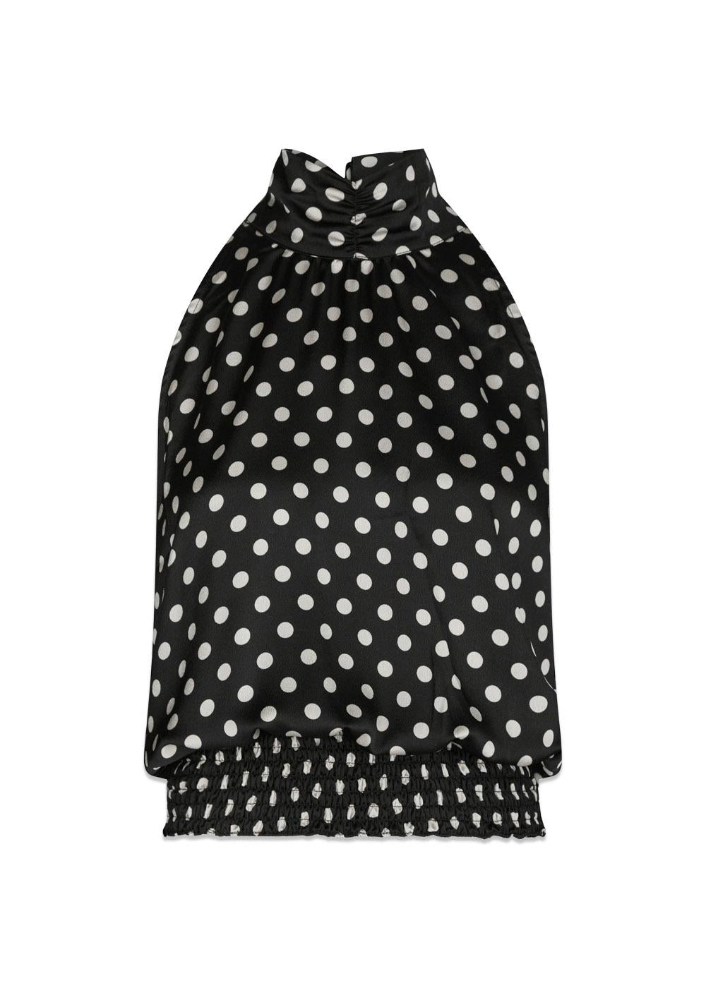 Jos Dot Top - Black-Top-Neo Noir-Butler Loftet