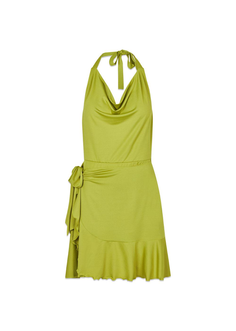 JosefineMD flowy dress - Golden Lime