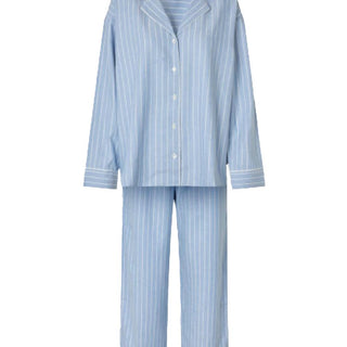 Josefinemd pyjamas - Vista Blue Stripe-Shirts-Modström-Butler Loftet