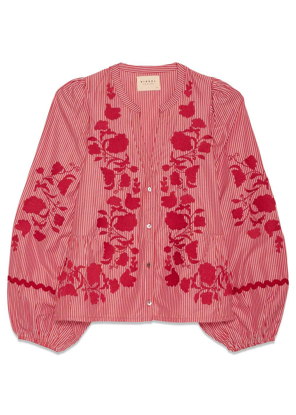 Juliane Top - Red Stripes-Top-Sissel Edelbo-Butler Loftet