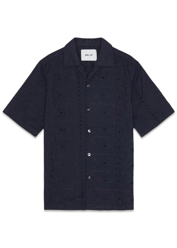 Julio SS 5392 - Navy Blue-Shirts-Nn. 07-Butler Loftet