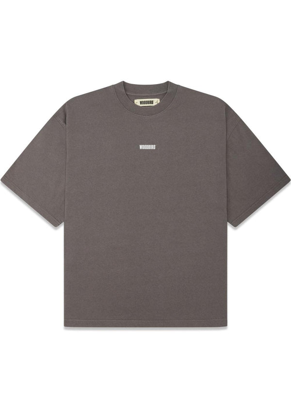 Woodbirds WBJuno Logo Tee - Antra Grey. Køb t-shirts her.