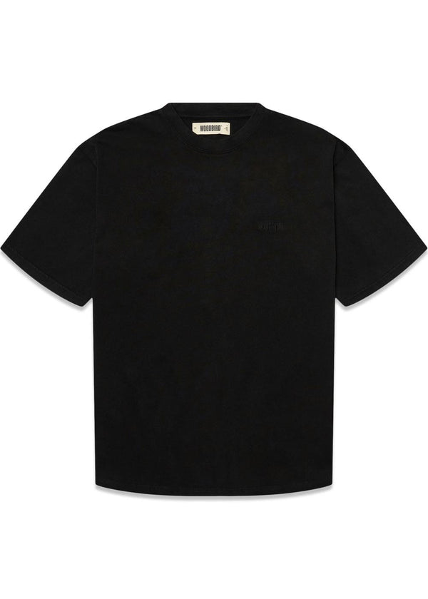 Juno Warp Acid Tee - Washed Black-T-shirts-Woodbird-Butler Loftet