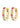 KLEOPRATRA earrings gold-plated - Gold Plated-Jewellery-Pilgrim-Butler Loftet