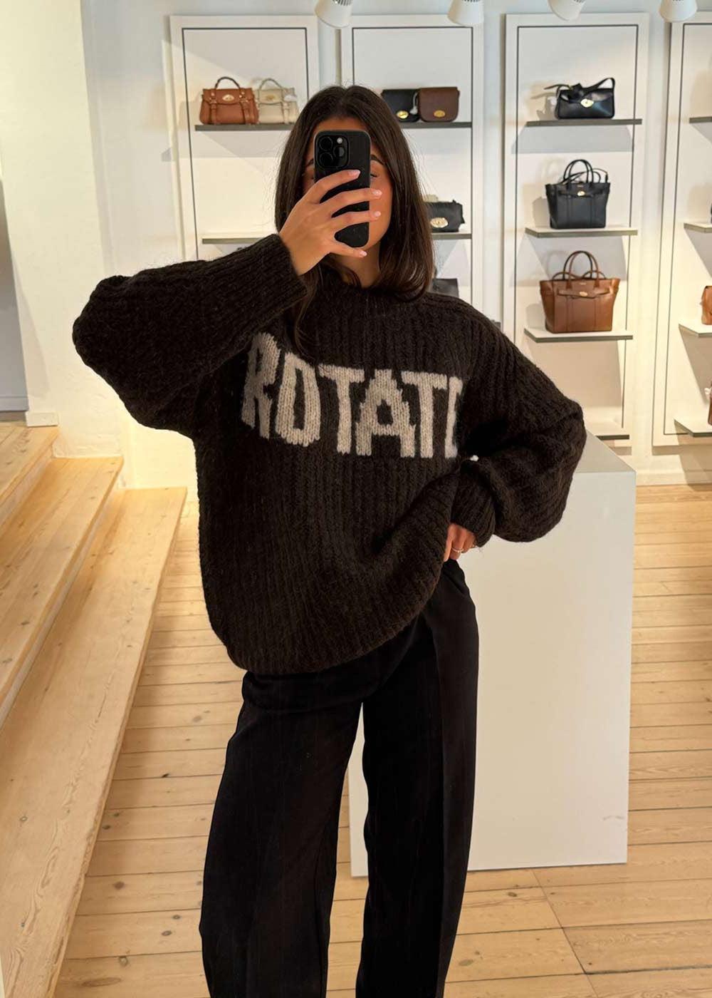 KNITTED LOGO SWEATER - Molé-Knitwear-Rotate-Butler Loftet