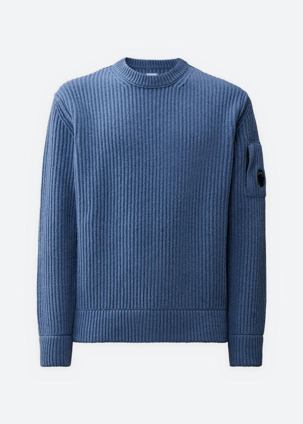 KNITWEAR - CREW NECK - Orion Blue