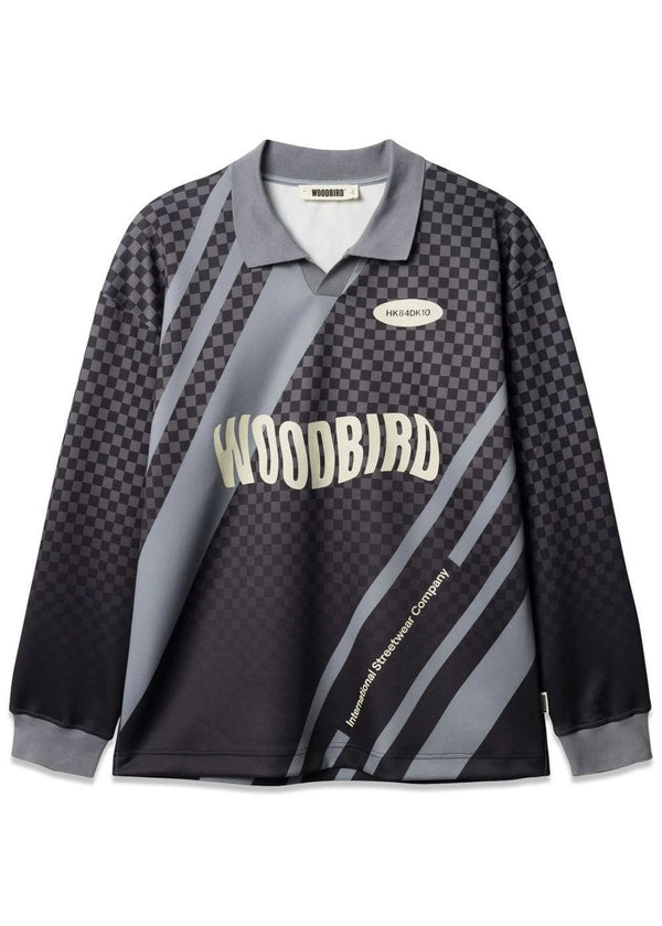 Kai L/S Sport Tee - Black-T-shirts-Woodbird-Butler Loftet