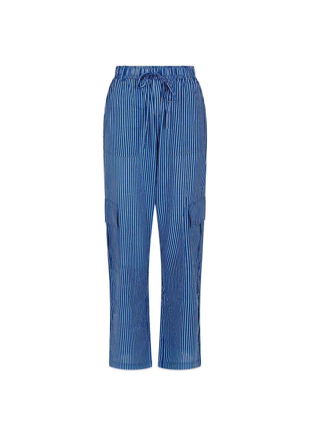 Neo Noirs Kelly Stripe Pants - Blue. Køb bukser her.