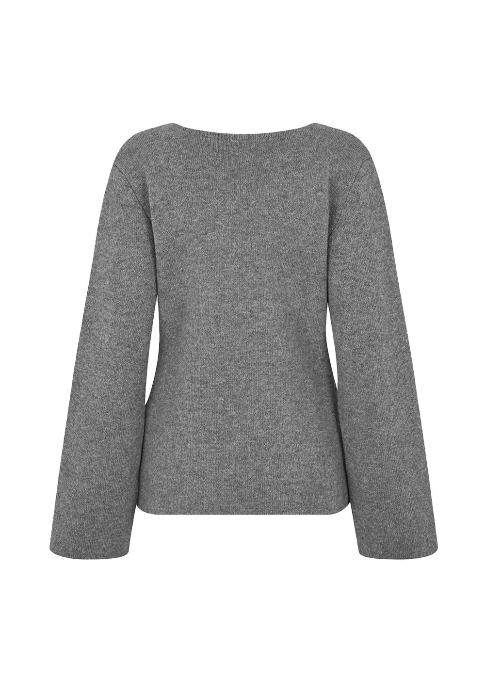 KlaytonMD cardigan - Grey Melange-Knitwear-Modström-Butler Loftet