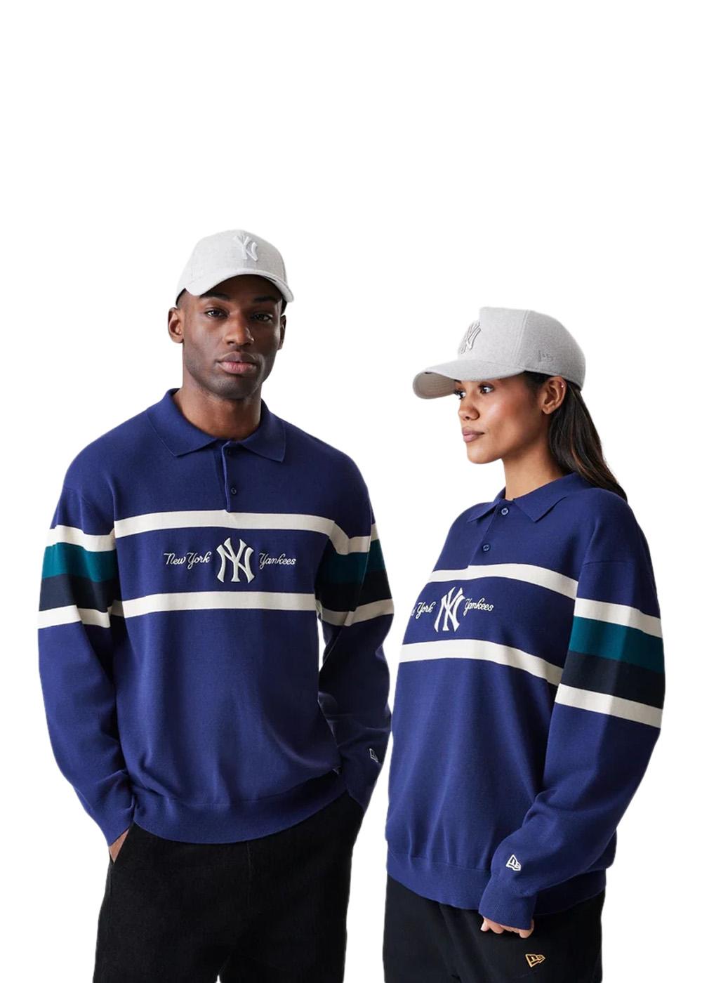 Knit Rugby NEYYAN - Navy-Sweatshirts-New Era-Butler Loftet