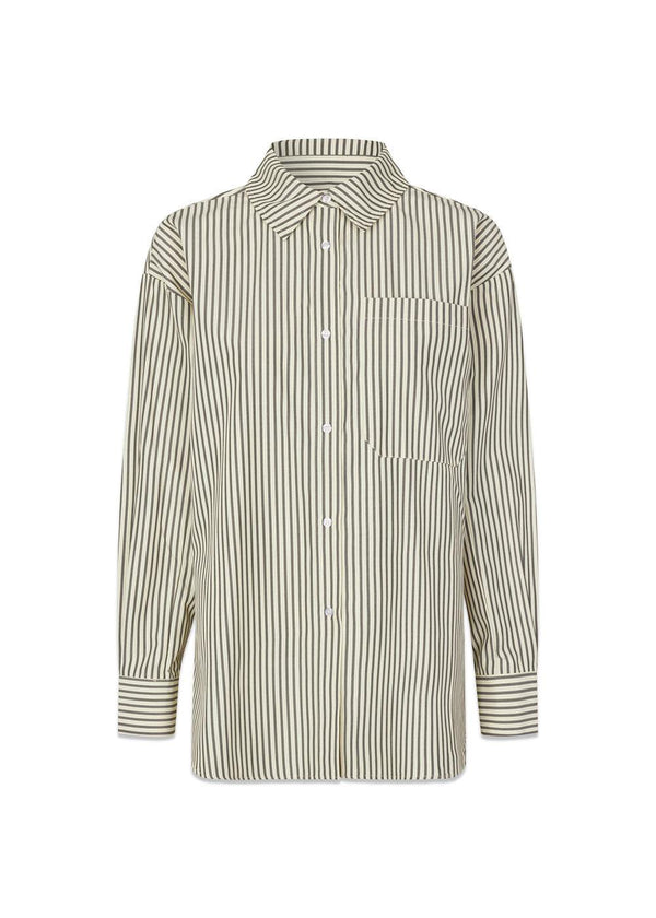 KoraMD LS shirt - Delicate Black Stripe