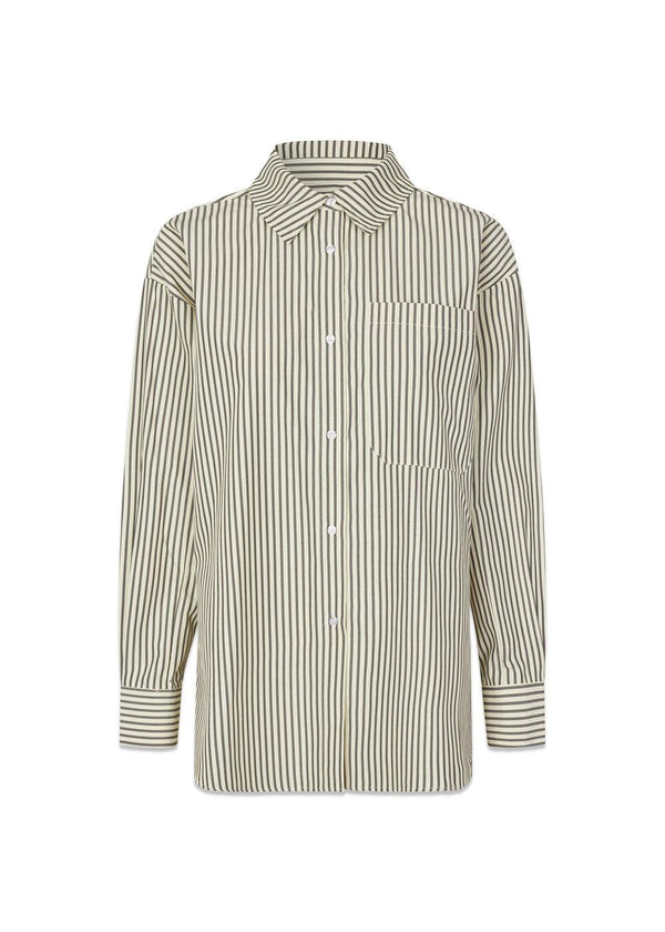 KoraMD LS shirt - Delicate Black Stripe-Shirts-Modström-Butler Loftet
