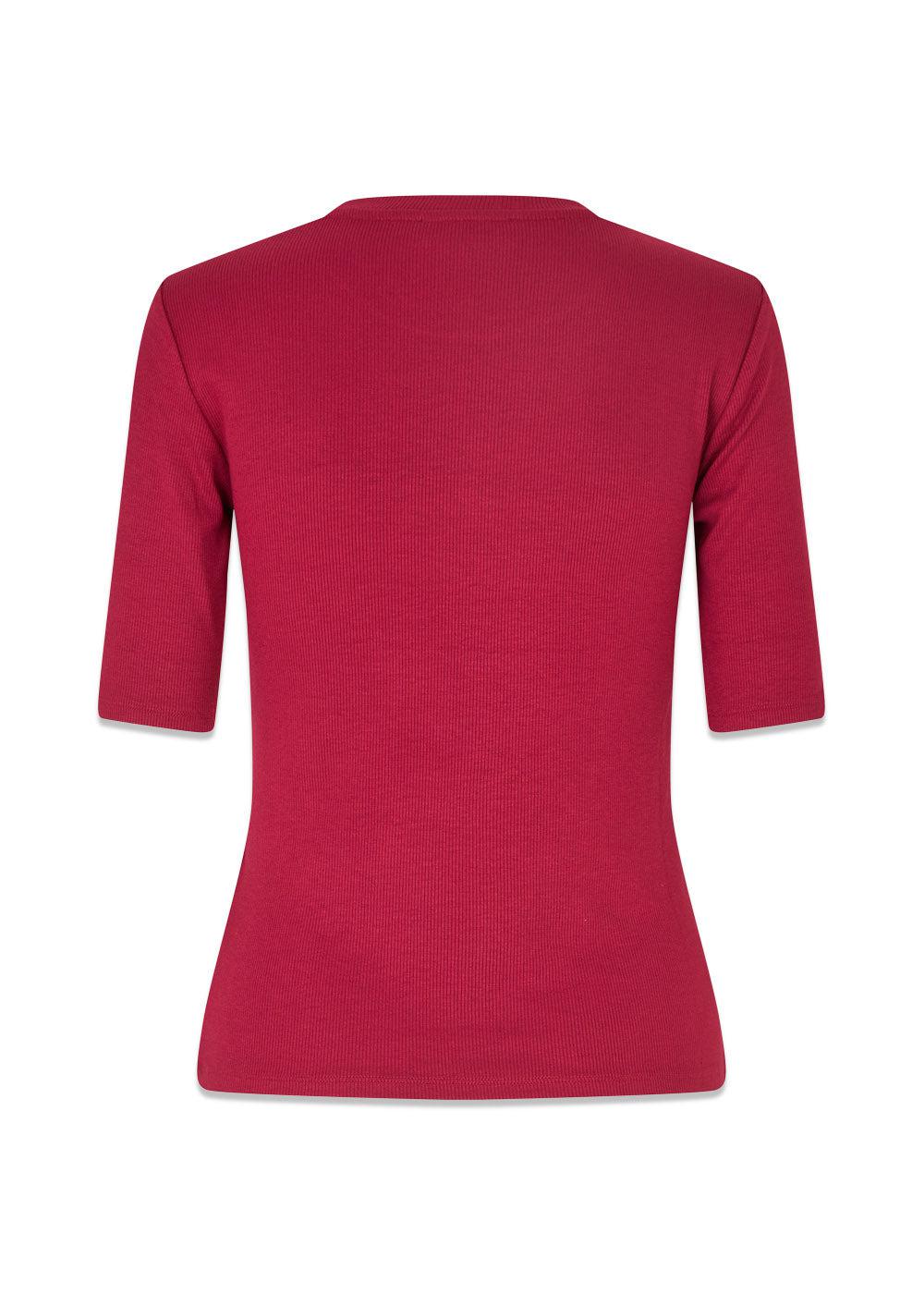 KrownMD o-neck t-shirt - Rumba Red-T-shirts-Modström-Butler Loftet