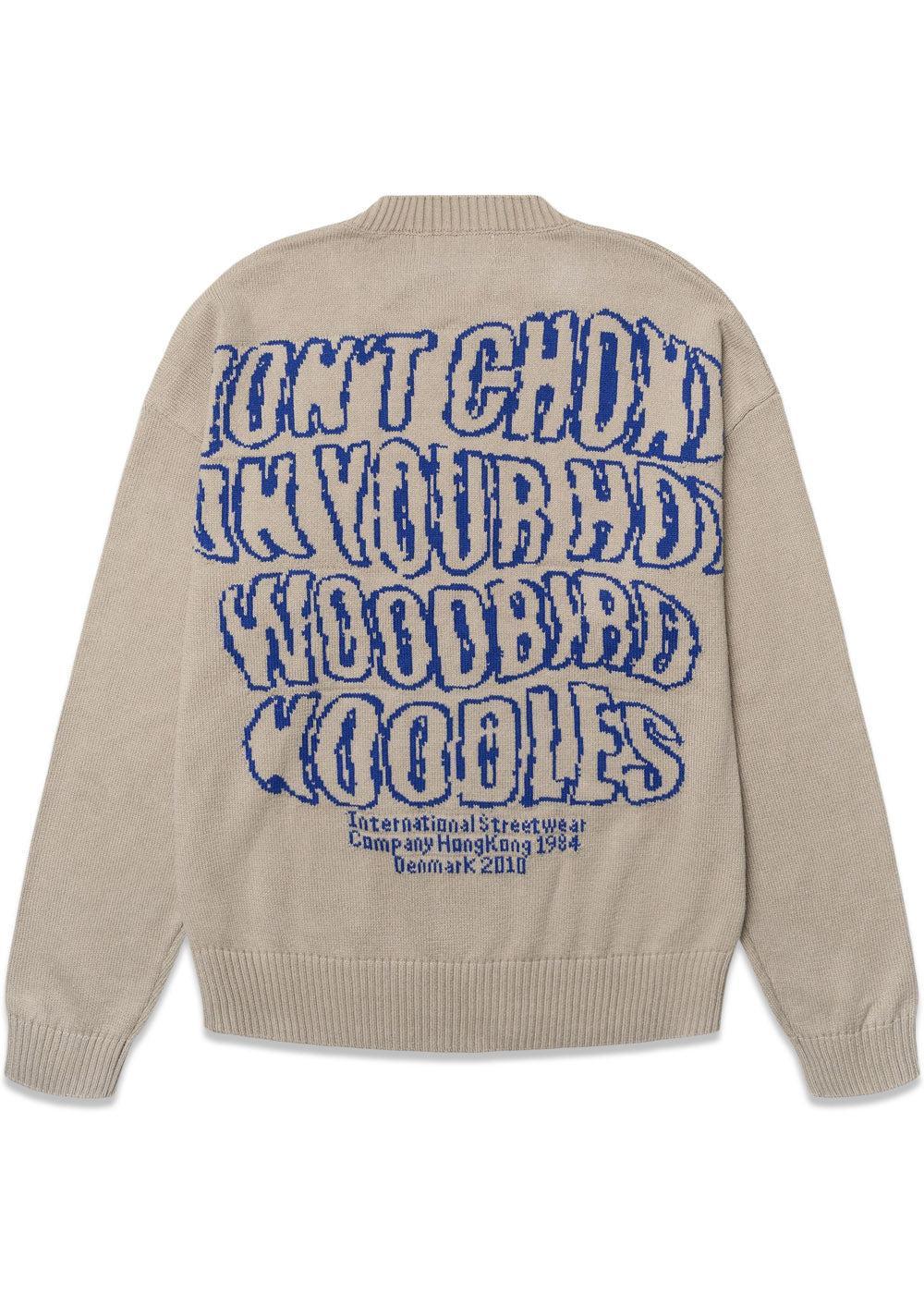 Kurt Wobbly Crew - Stone-Knitwear-Woodbird-Butler Loftet