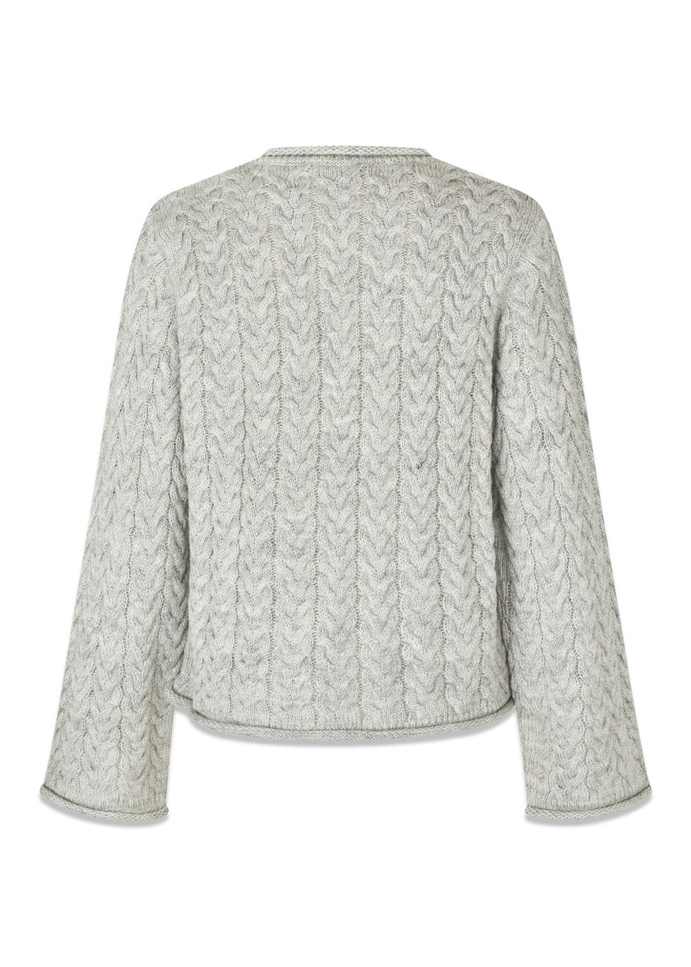 KurtisMD o-neck - Grey Melange-Knitwear-Modström-Butler Loftet