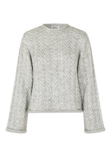 KurtisMD o-neck - Grey Melange-Knitwear-Modström-Butler Loftet