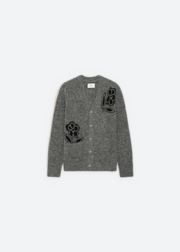 Kyle Cardigan 60021 - Dark Grey Mel