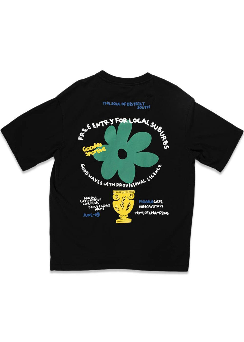 LOCAL SUBURBS TEE - Black-T-shirts-Goodies Sportive-Butler Loftet