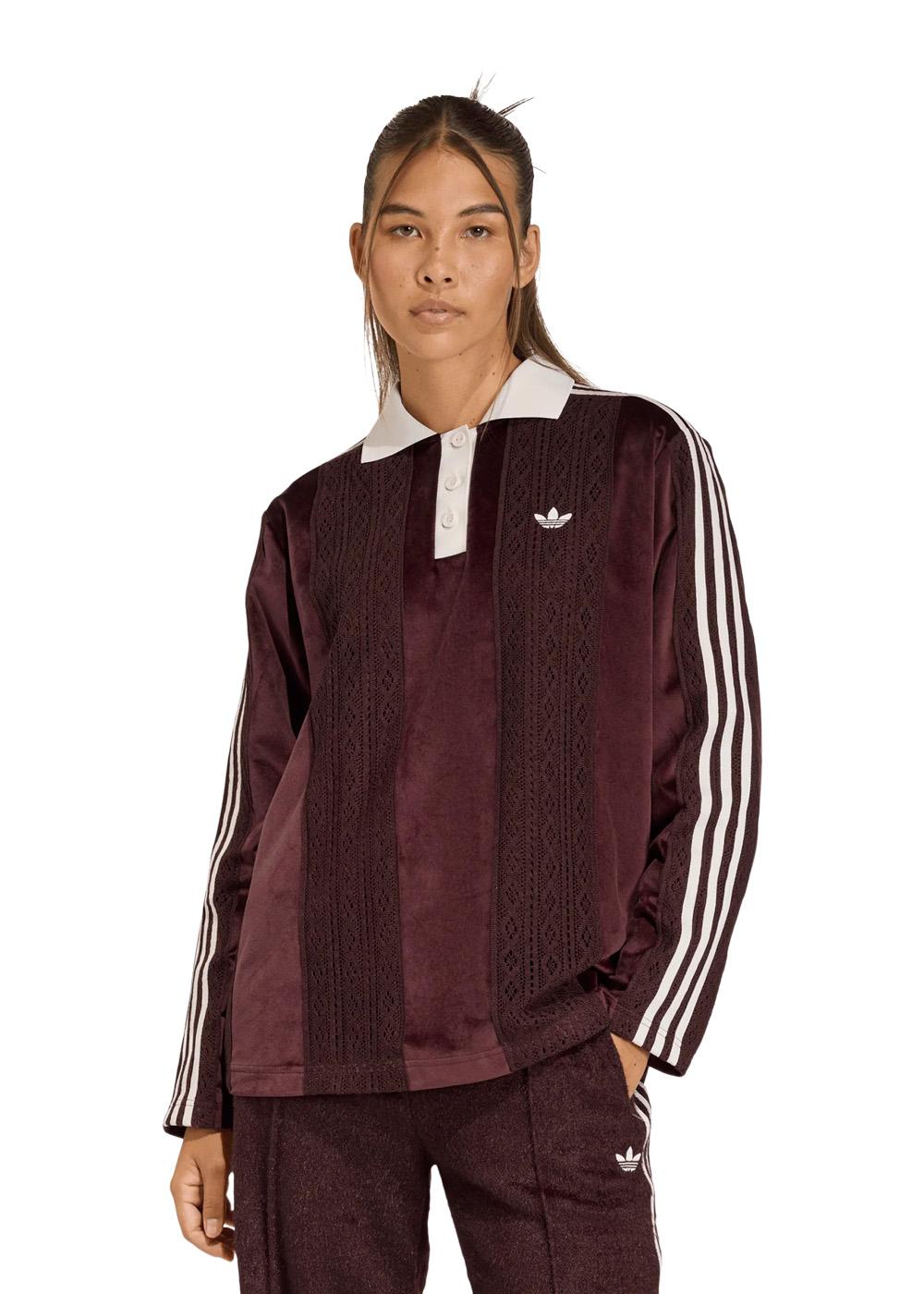 LS JERSEY - Maroon-Blouses-Adidas Originals-Butler Loftet