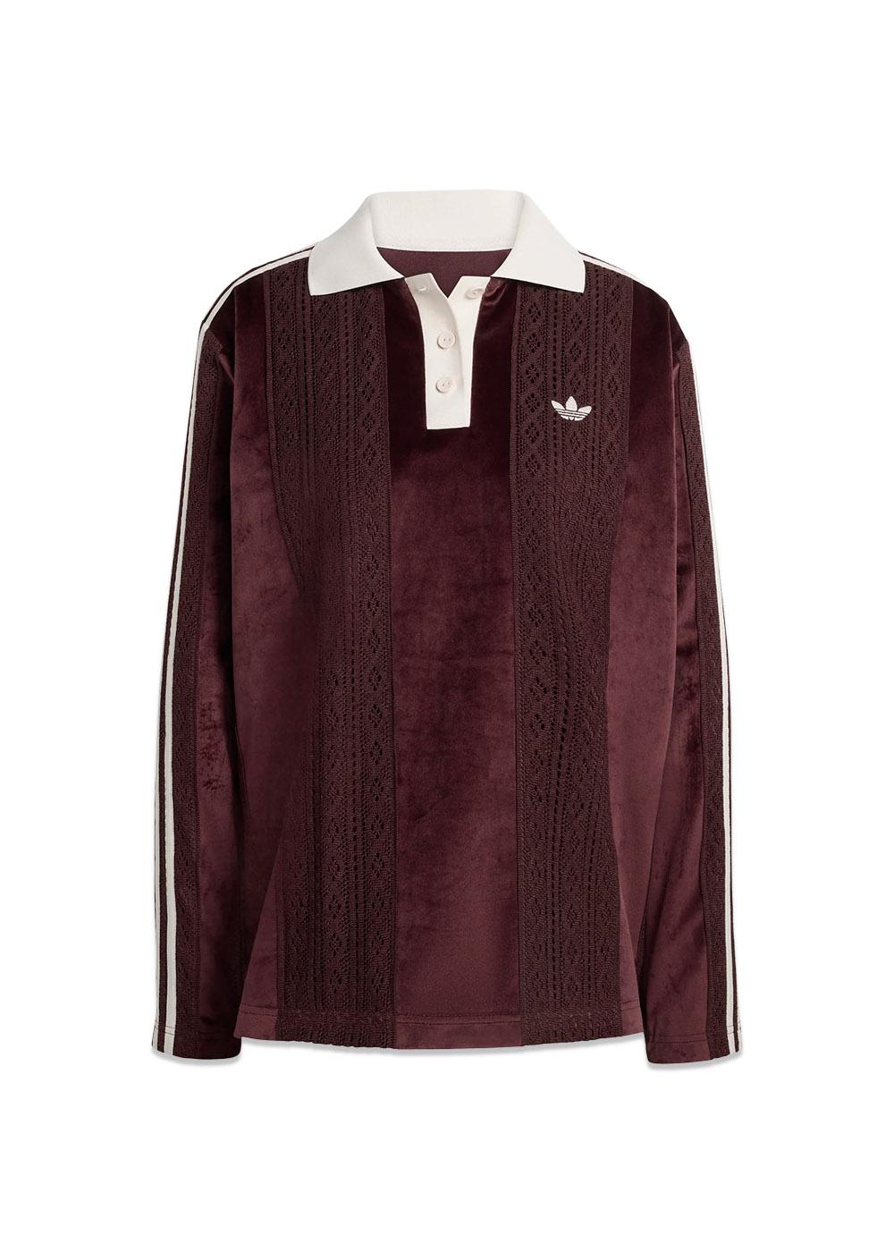 LS JERSEY - Maroon-Blouses-Adidas Originals-Butler Loftet