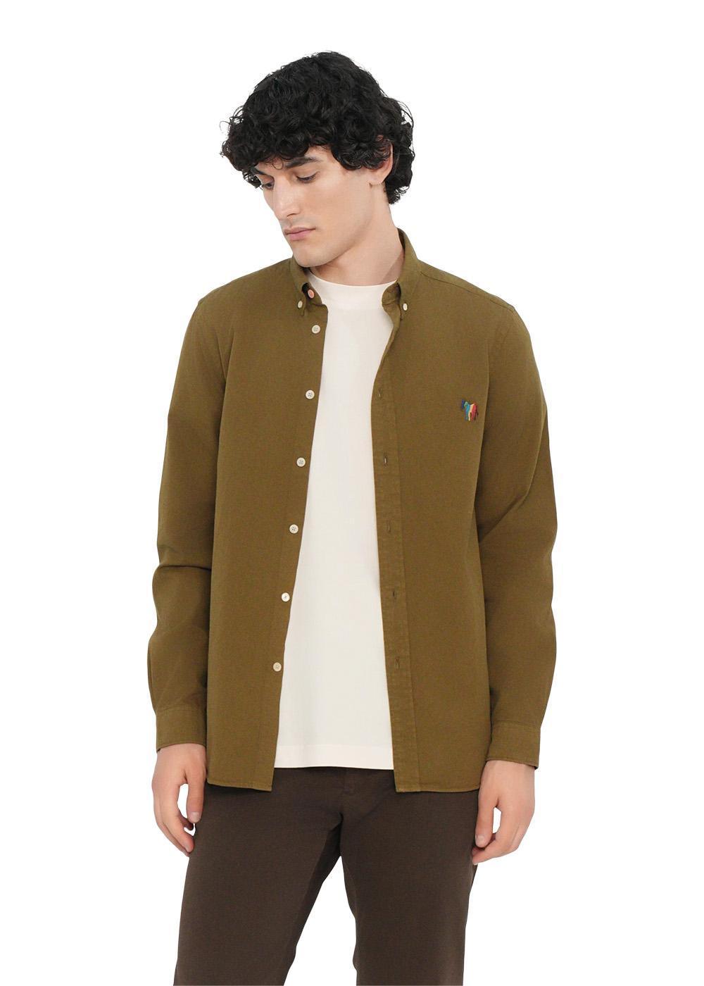 LS Regular Fit Shirt BD - Brown-Shirts-Paul Smith - PS-Butler Loftet