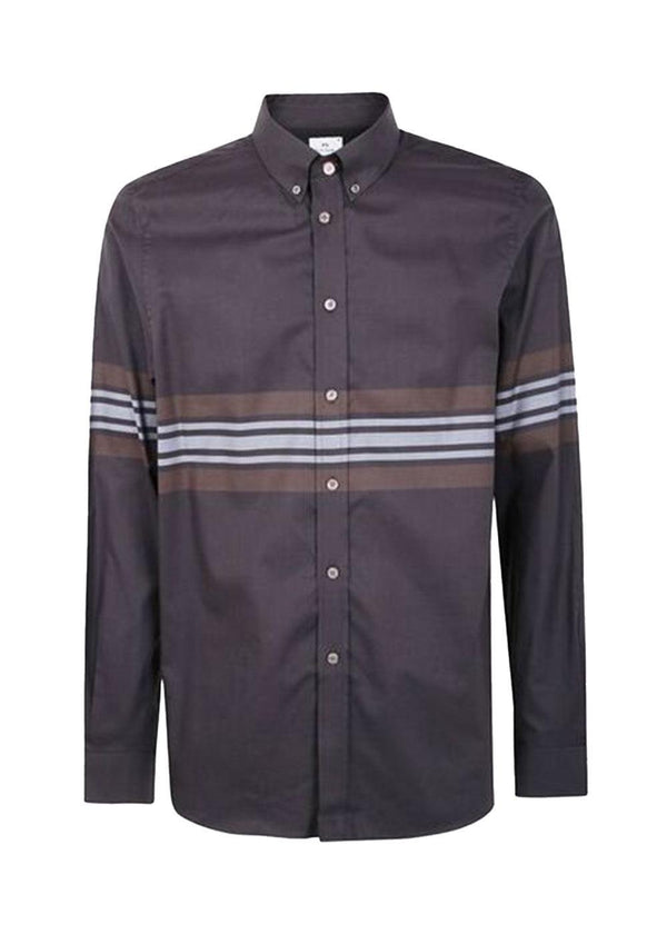 LS Regular Fit Shirt BD - Brown-Shirts-Paul Smith - PS-Butler Loftet
