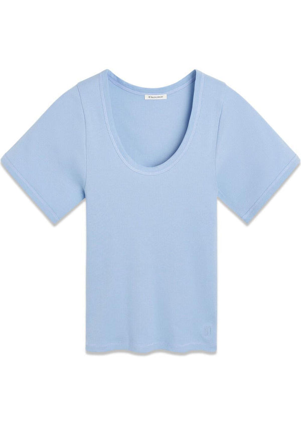 LUNAI - Blue Iris-T-shirts-By Malene Birger-Butler Loftet