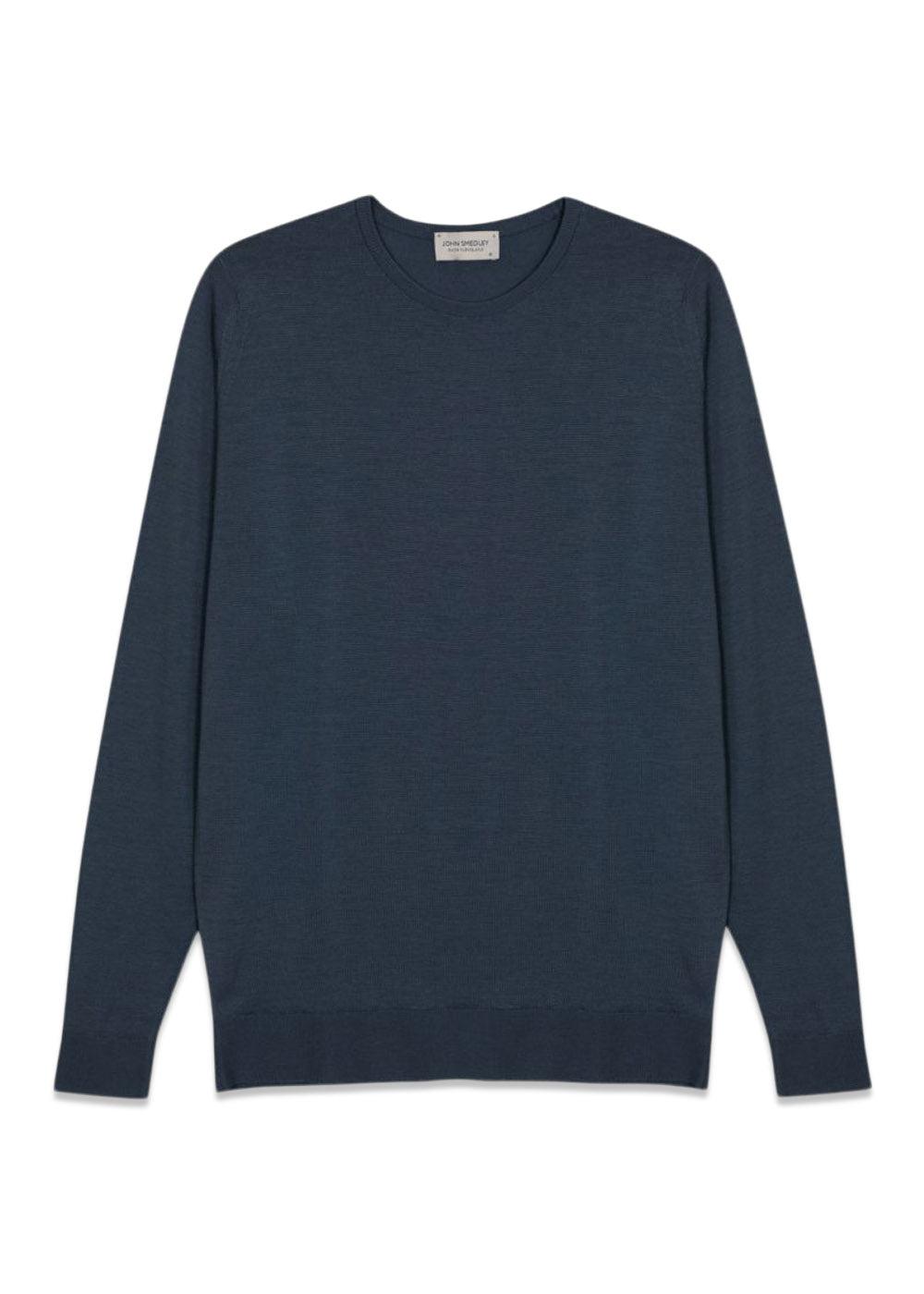 LUNDY PULLOVER CN LS - Smoke Blue