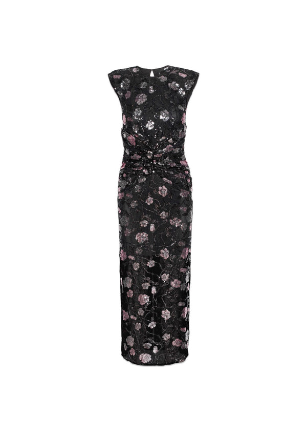 Lace Sleeveless Dress - Black-Dress-Rotate-Butler Loftet