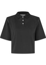 Lana Polo - Black-T-shirts-Oval Square-Butler Loftet